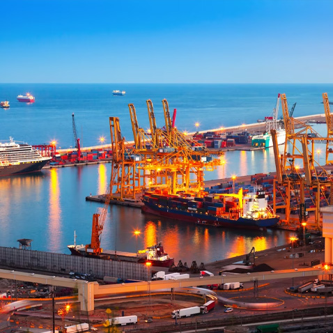 Buque de trabajo para aplicaciones de la industria marina